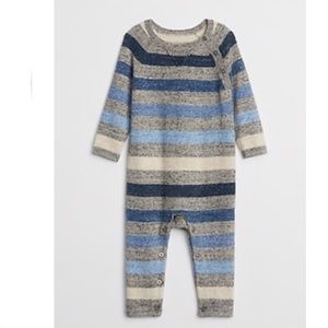 GAP 0-3 Month Blue and Gray One Piece